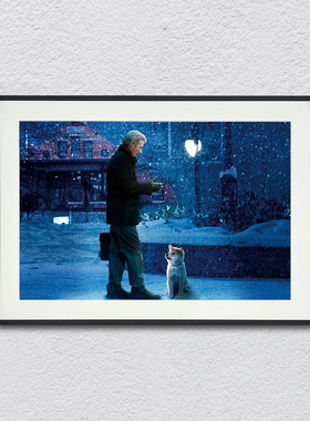 Hachi: A Dog's Tale忠犬八公的故事电影海报挂画相框摆台装饰画