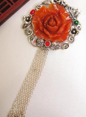 时尚风台湾工艺翡翠珠宝吊坠