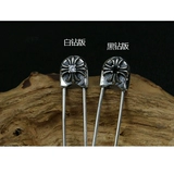 Аксессуар, ретро булавка, брендовая брошь, серьги подходит для мужчин и женщин, серебро 925 пробы