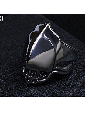 钛钢男士欧美风异形夜店戒指环