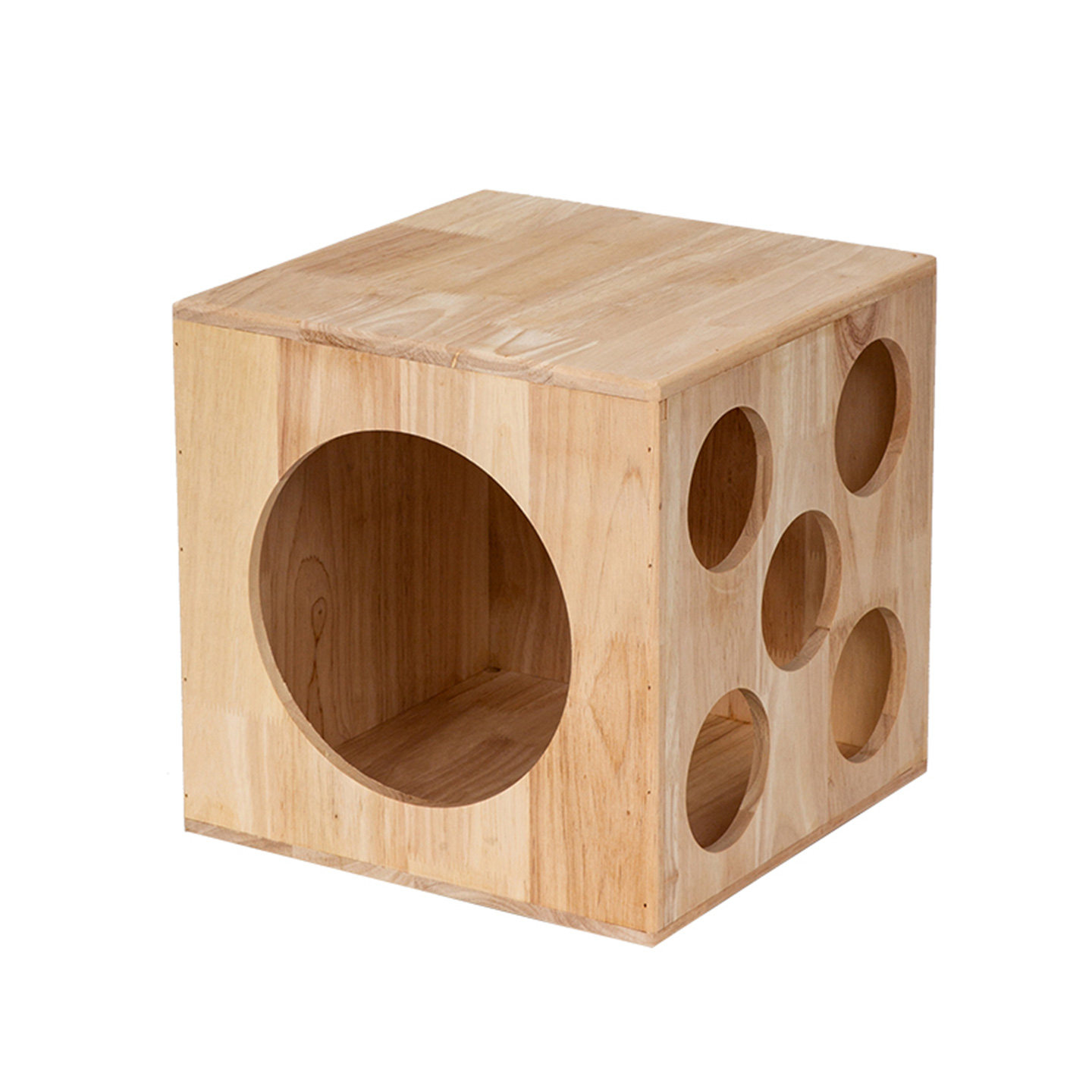 日式猫别墅猫爬架实木家用猫窝洞穴躲避窝猫咪玩具躲藏乐园宠物用,淘宝优惠券,粉丝福利购,淘宝优惠卷