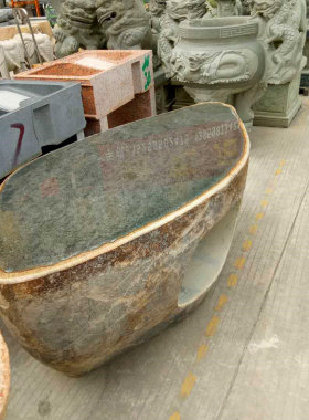 石桌石凳鹅卵头桌椅凳子