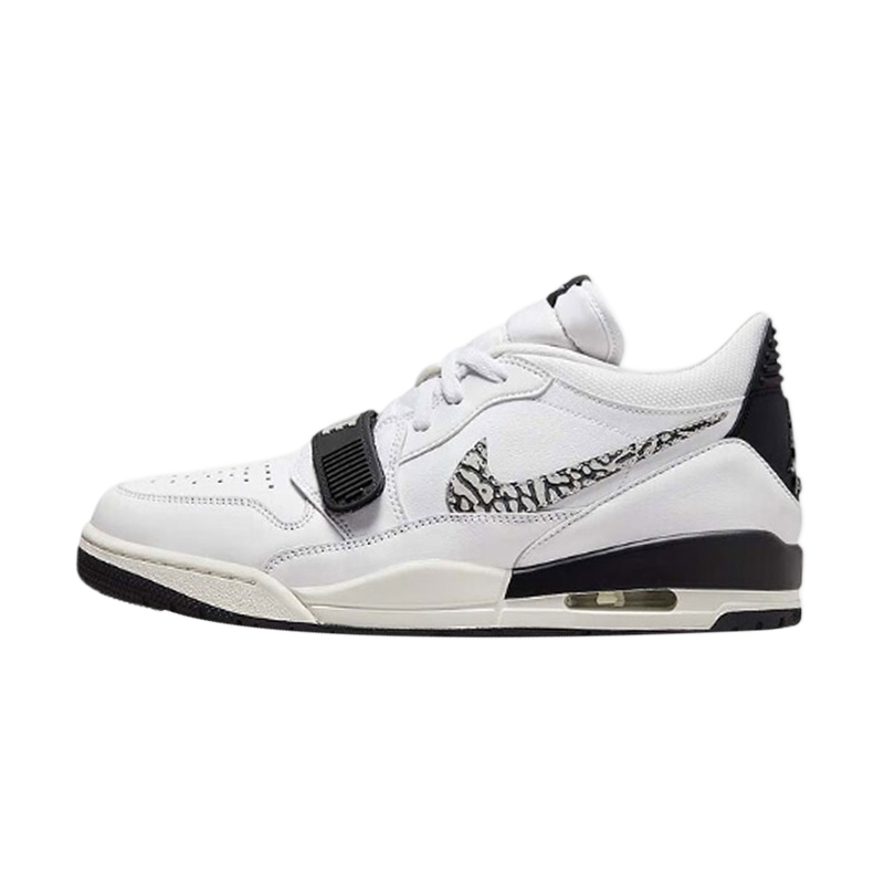 Air Jordan Legacy AJ312白黑色 爆裂纹 复古篮球鞋 CD7069-110 - 图3