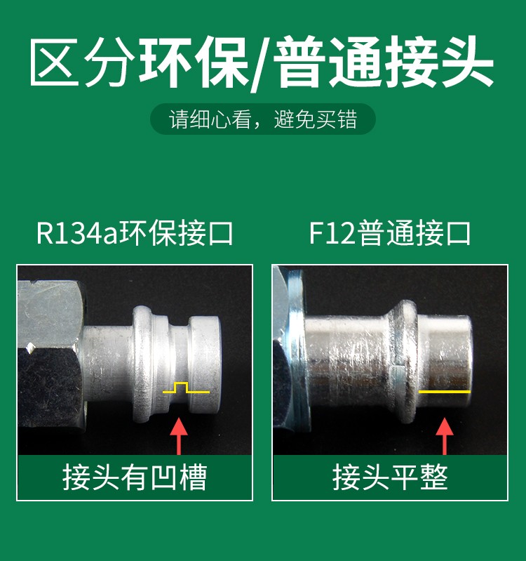 汽车空调活动压板接头环保R134a普通R12冷气管散热器活动压板接头 - 图2