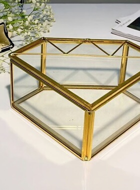 玻璃多功能欧式卧室透明收纳盒