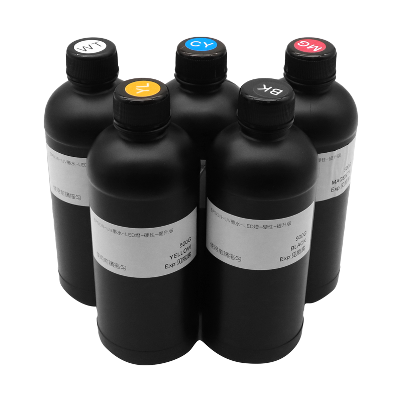 硌彩适用理光G5墨水 UV墨水 LED灯固化墨水硬性柔性墨水UV喷头墨 - 图1