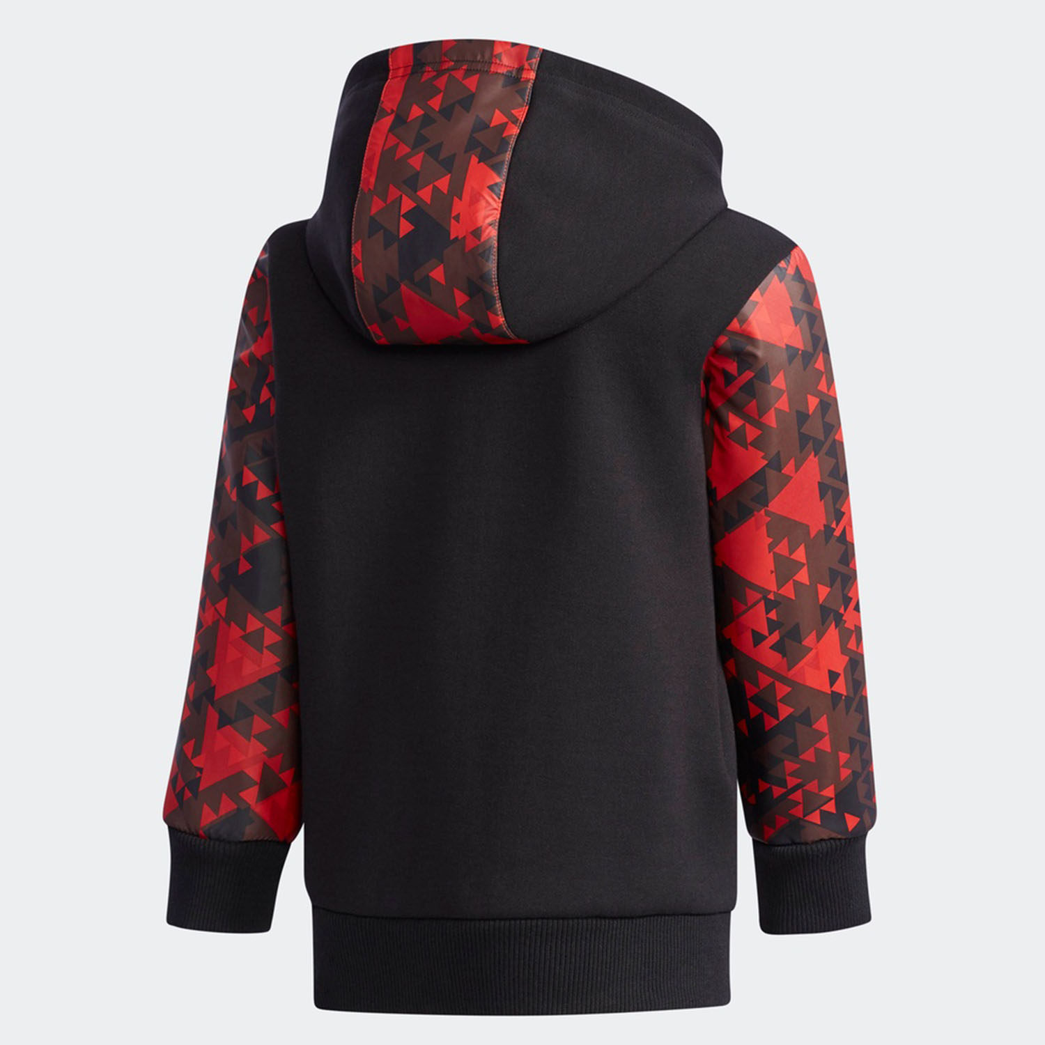 Adidas/阿迪达斯正品小童装训练连帽茄克运动外套 CV5384 CV5385 - 图1