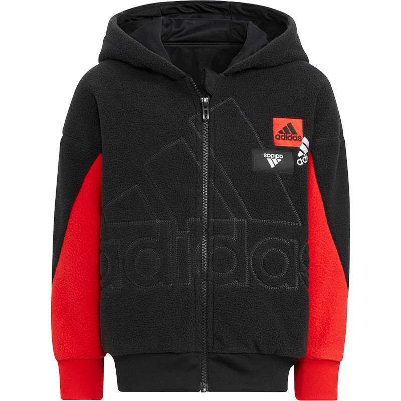 Adidas/阿迪达斯正品冬季小童运动保暖防风连帽外套 HM5200,淘宝优惠券,粉丝福利购,淘宝优惠卷