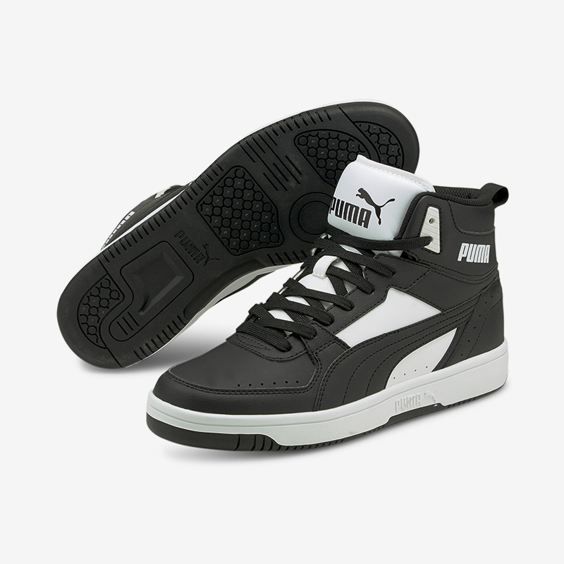 Puma/彪马正品新款男女休闲潮流高帮耐磨运动板鞋374765-01 - 图1