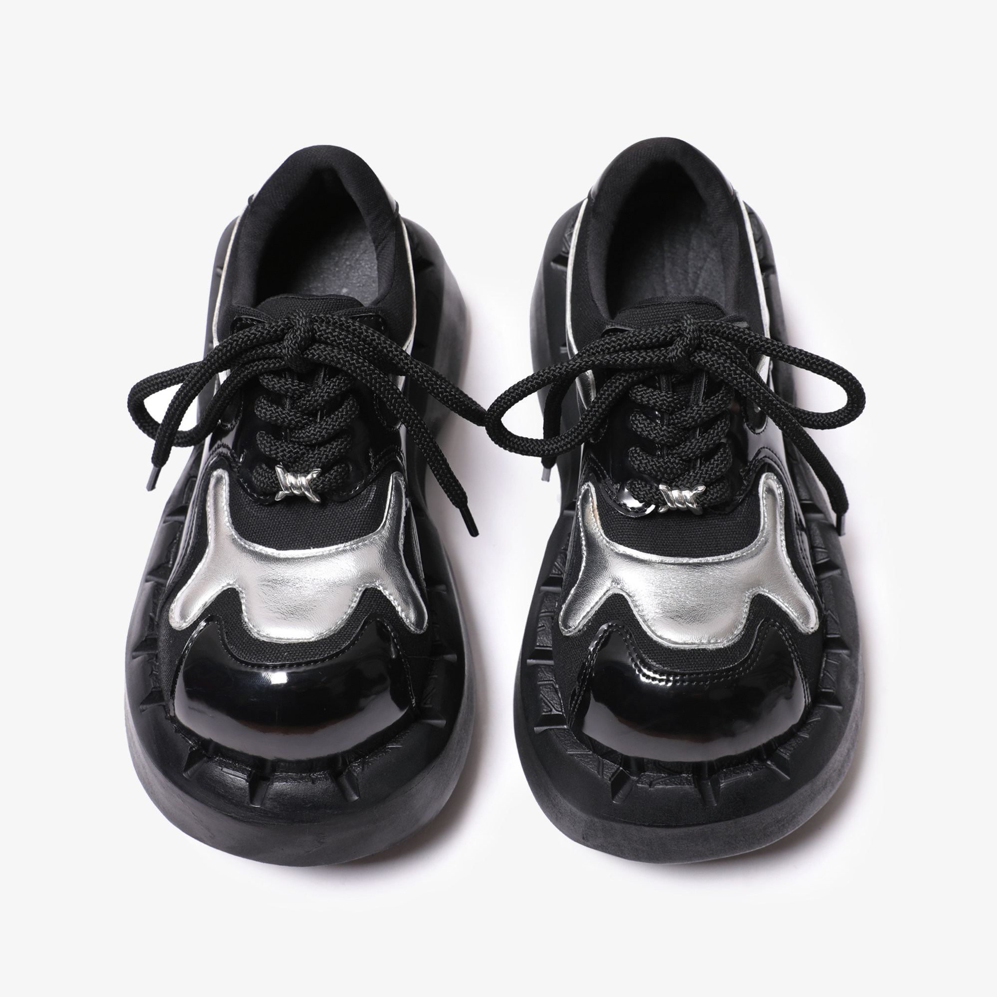 PJH 原创休闲乐福鞋女松糕厚底增高丑萌大头鞋朋克风圆头老爹鞋女,淘宝优惠券,粉丝福利购,淘宝优惠卷