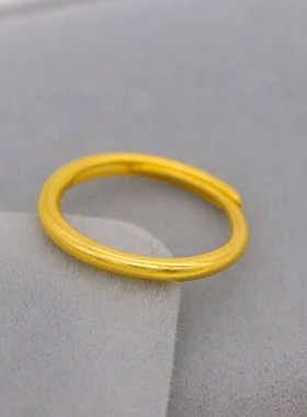 活口可调古法戒指越南沙金