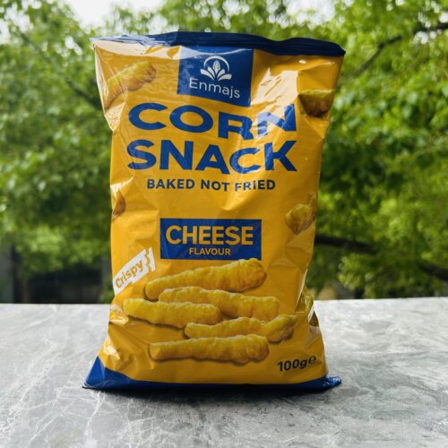 马其他进口恩美斯玉米脆条芝士味/烧烤味/膨化食品小零食 - 图0