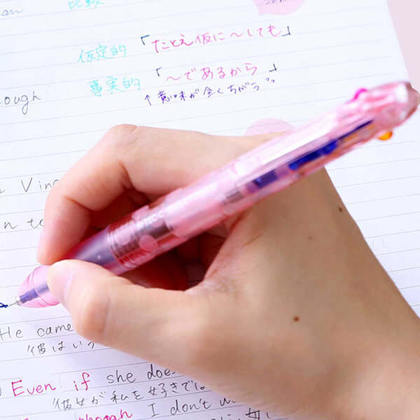 日本pilot百乐coleto限定四叶草爱心天使翅膀4色笔壳0.4mm替芯 - 图2