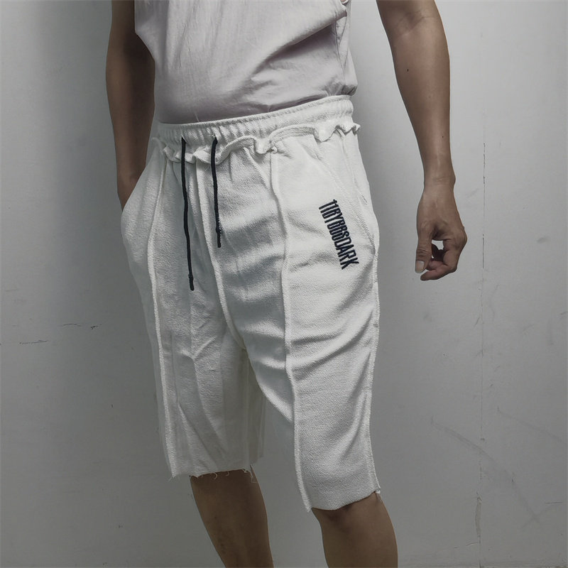 W28W30断码处理个性毛圈布反做前后刺绣直筒休闲五分短裤Y553包邮,淘宝优惠券,粉丝福利购,淘宝优惠卷