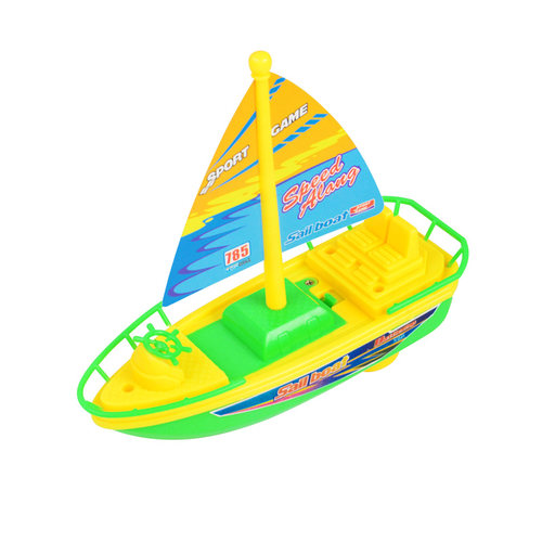 电动船玩具可下水非遥控玩具船轮帆船海盗船战舰浴室洗澡戏水玩具 - 图3