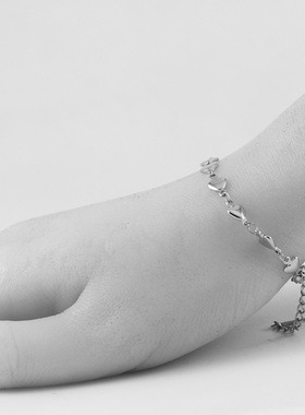 生日礼物气质不掉色手链女简约心手链韩版甜美手饰品情人节送女友