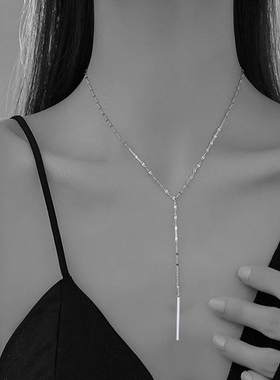 韩系双层项链女适合高级感轻奢小众不掉色锁骨链气质简约颈链配饰
