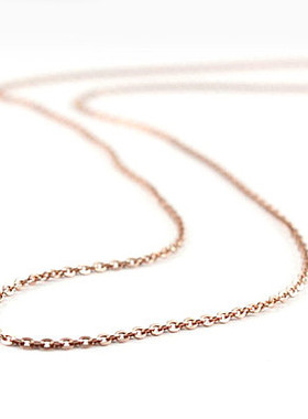 钛钢链项链女锁骨链裸链颈链子