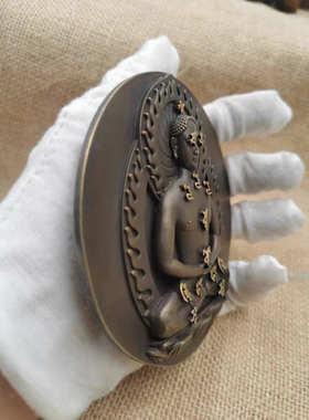 准提布字观&法华曼陀罗直径10cm重500克左右 唐密东密真言宗