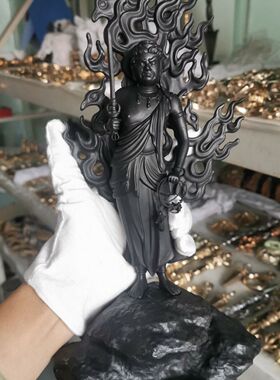 唐密东密真言宗不动明王，高29cm，重1.5kg左右，唐密不动明王