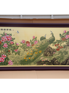 铜板蚀刻画三奇帝大厅中式装饰画
