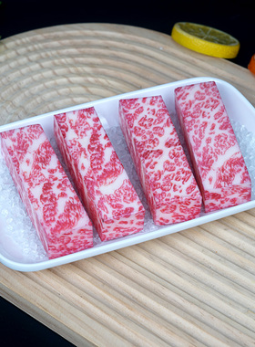 仿真生鲜猪肉片猪肉粒假牛排牛肉粒牛仔骨模型道具生肉块食物摆件