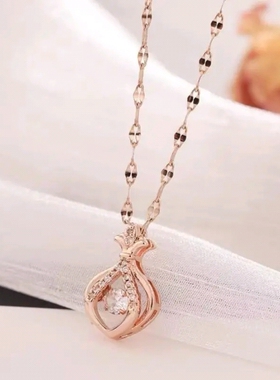 灵动香包轻奢简约锁骨链