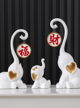 树脂招财镇宅简约现代客厅