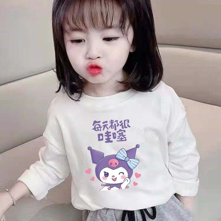 100%纯棉女童长袖T恤春秋新款小女孩白色上衣中小童女宝宝打底衫,淘宝优惠券,粉丝福利购,淘宝优惠卷