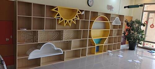 专业定制热气球书架儿童绘本馆幼儿园图书馆橱窗大展示架异形书柜 - 图2