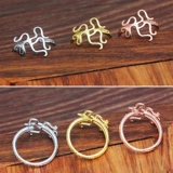 Универсальное интеллектуальное кольцо, бусины подходит для мужчин и женщин, S925, серебро 925 пробы