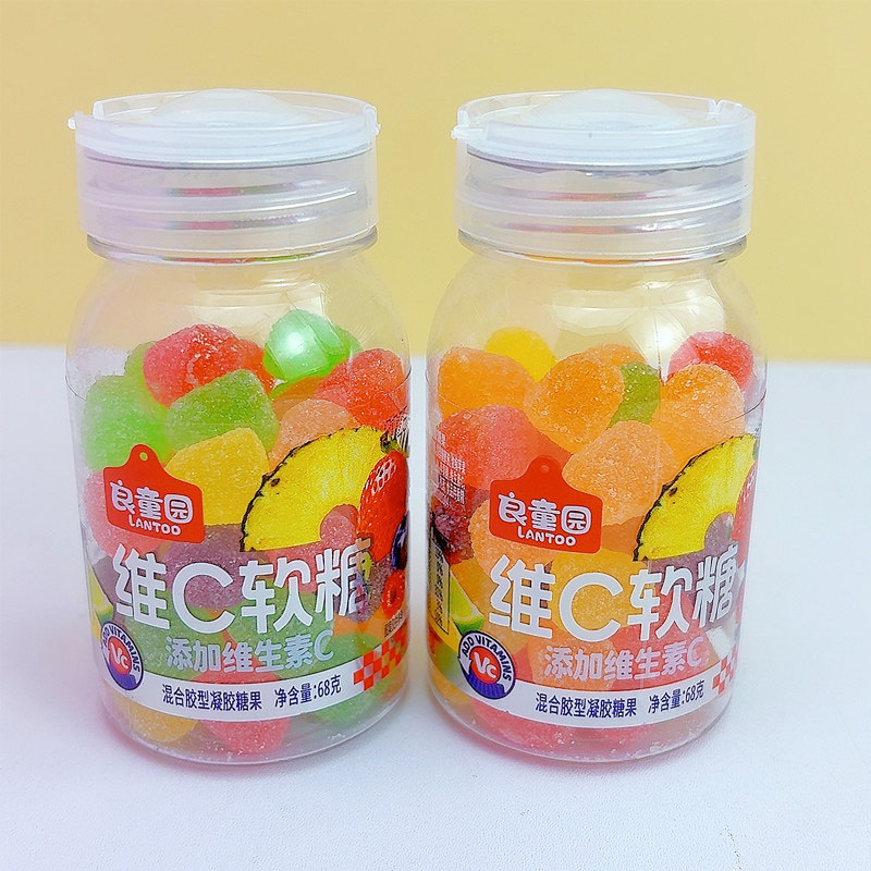 68g混合口味维C软糖水果味维生素C糖办公室休闲旅游零食糖果批发,淘宝优惠券,粉丝福利购,淘宝优惠卷