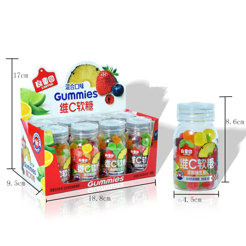 68g混合口味维C软糖水果味维生素C糖办公室休闲旅游零食糖果批发,淘宝优惠券,粉丝福利购,淘宝优惠卷