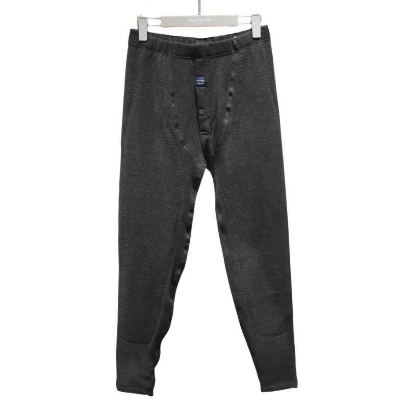 兄华加绒加厚高腰保暖裤98769大贴片加绒男士驼绒保暖裤秋裤棉裤