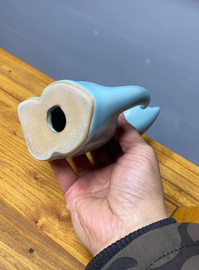 宋代美学空间汝窑汝瓷小猫咪摆件