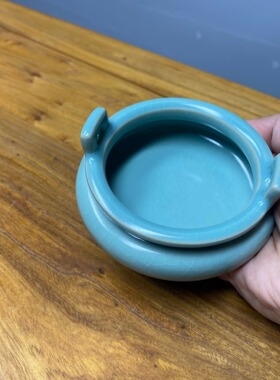 仿古釉汝瓷窑线香香炉打香篆香器
