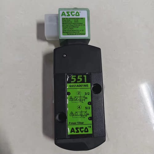ASCO SCG551A001MS/G551A001MS 电磁阀 - 图0