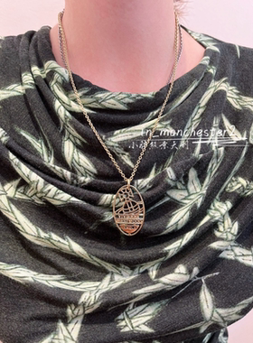 VIVIENNE WESTWOOD西太后经典土星Archibald镂空男女款项链毛衣链