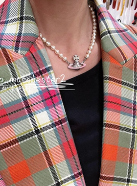 VIVIENNE WESTWOOD西太后 经典土星限定ROXANNE珍珠项链手链百搭