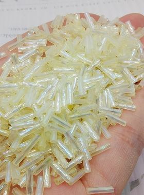 玻璃幻彩螺旋diy手工串珠