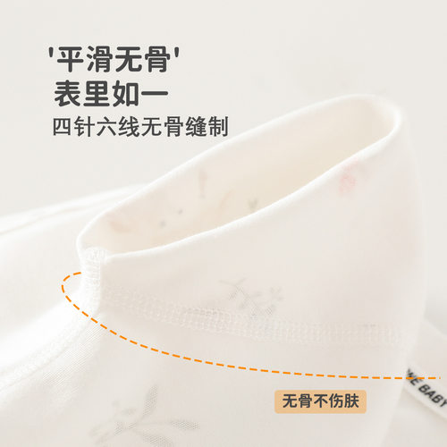 婴儿连体衣秋冬纯棉a类长袖男女宝宝衣服无骨哈衣打底服爬服秋装 - 图3