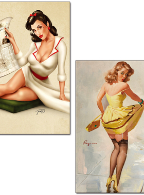 pinup女郎性感招贴画二战海报