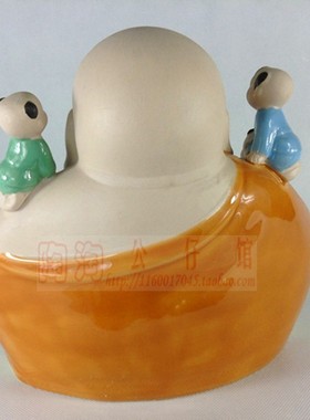 陶瓷工艺品石湾公仔家居装饰品礼品客厅祝福人物小摆件多仔佛促销