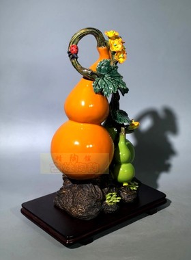 石湾公仔桌面摆件葫芦礼品