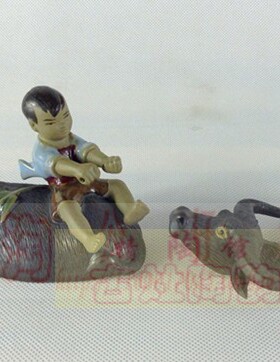 客厅书房招财童趣摆件牧童牵牛