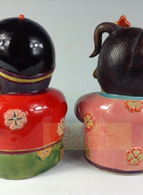 招财结婚喜庆礼物摆件百年好合