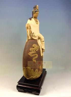 陶瓷石湾公仔佛像风水观音工艺品