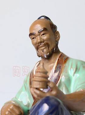 客厅书房招财人物摆件鲁班