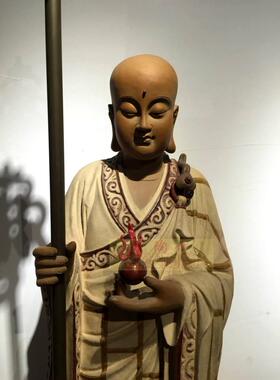 客厅招财客厅书房摆件站地藏王