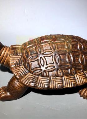 客厅渔缸盆景招财摆件小乌龟